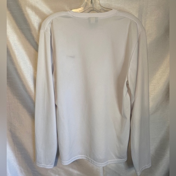 Nike Dri-Fit Advantage Long Sleeve Top White  Adult Lg - Picture 9 of 10